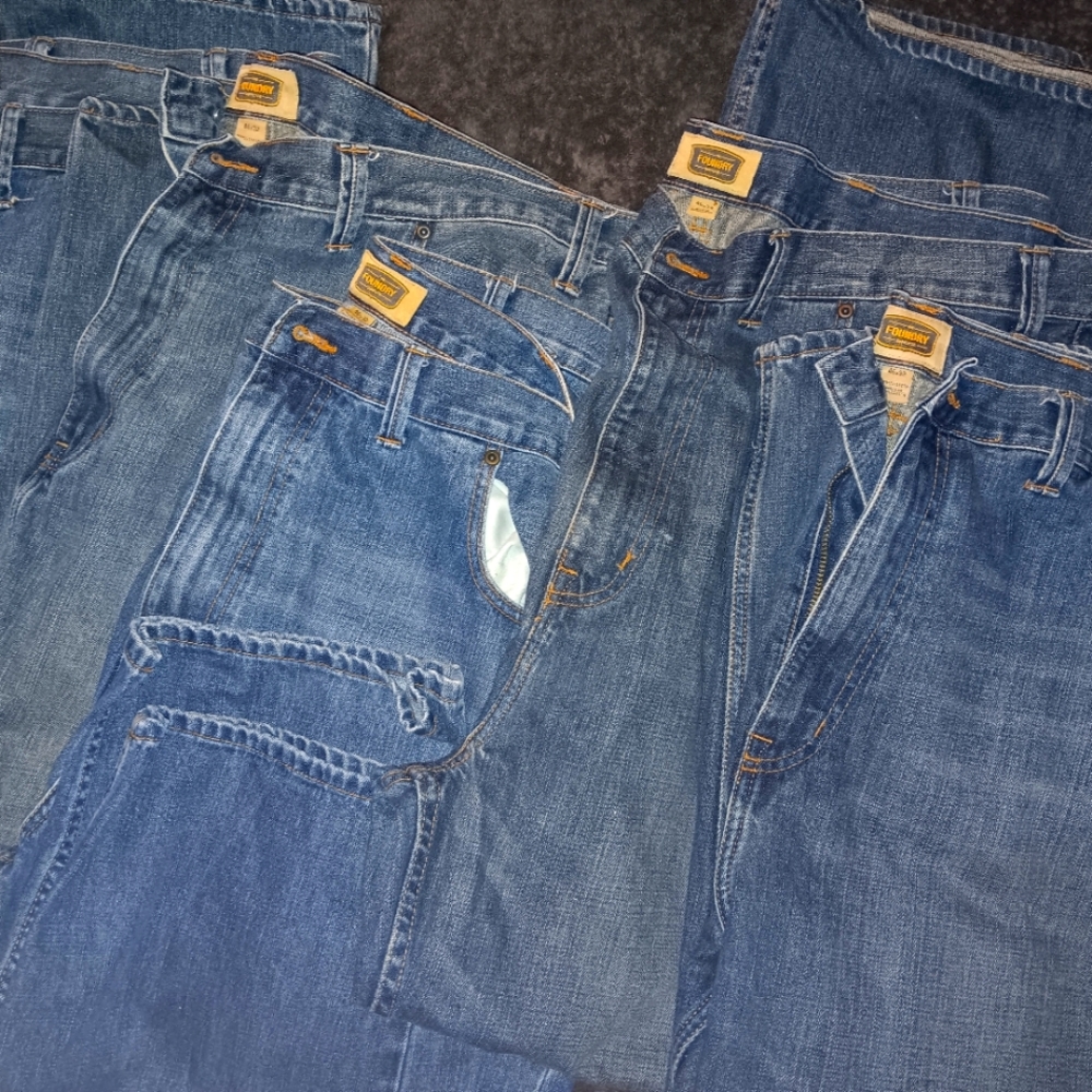 Foundry brand relaxed fit 46x32/34 jeans big and tall